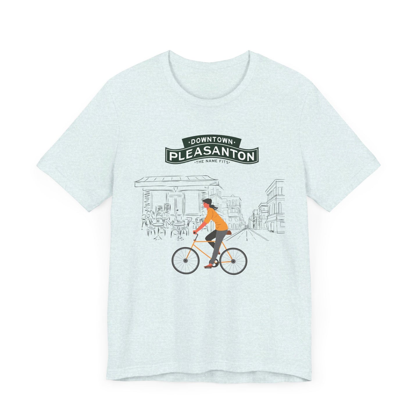 Biking It CityscapeTee - Express Delivery available