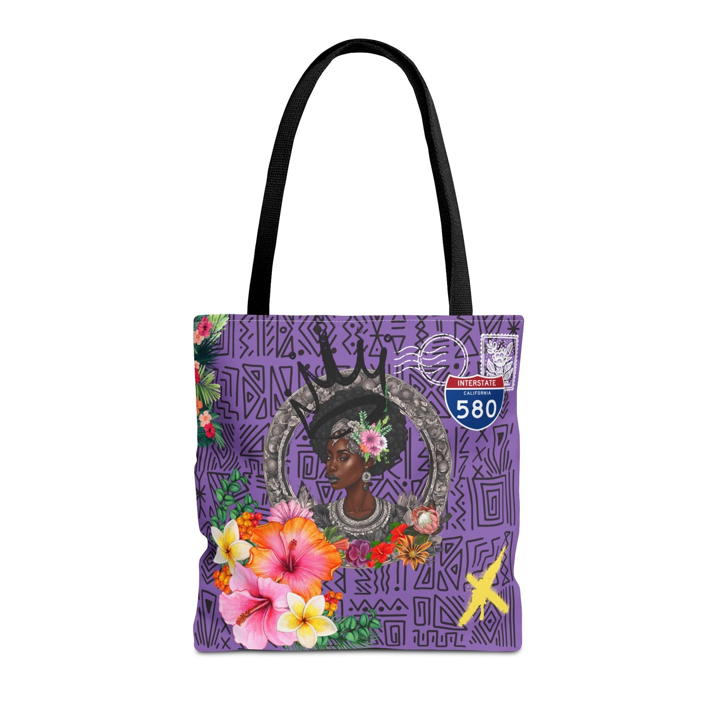 Keep Ya' Head Up Tote Bag - Purple