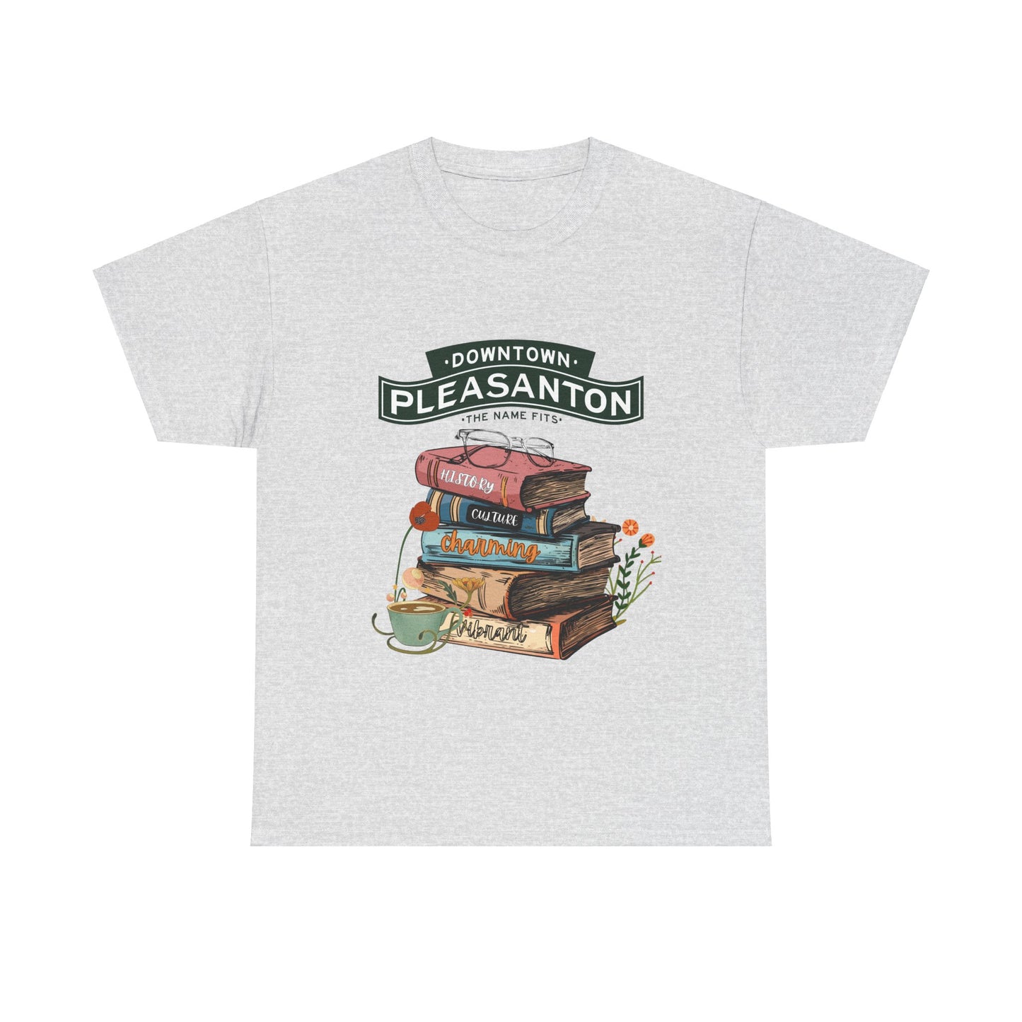 Downtown Pleasanton Bookstack Adult Tee