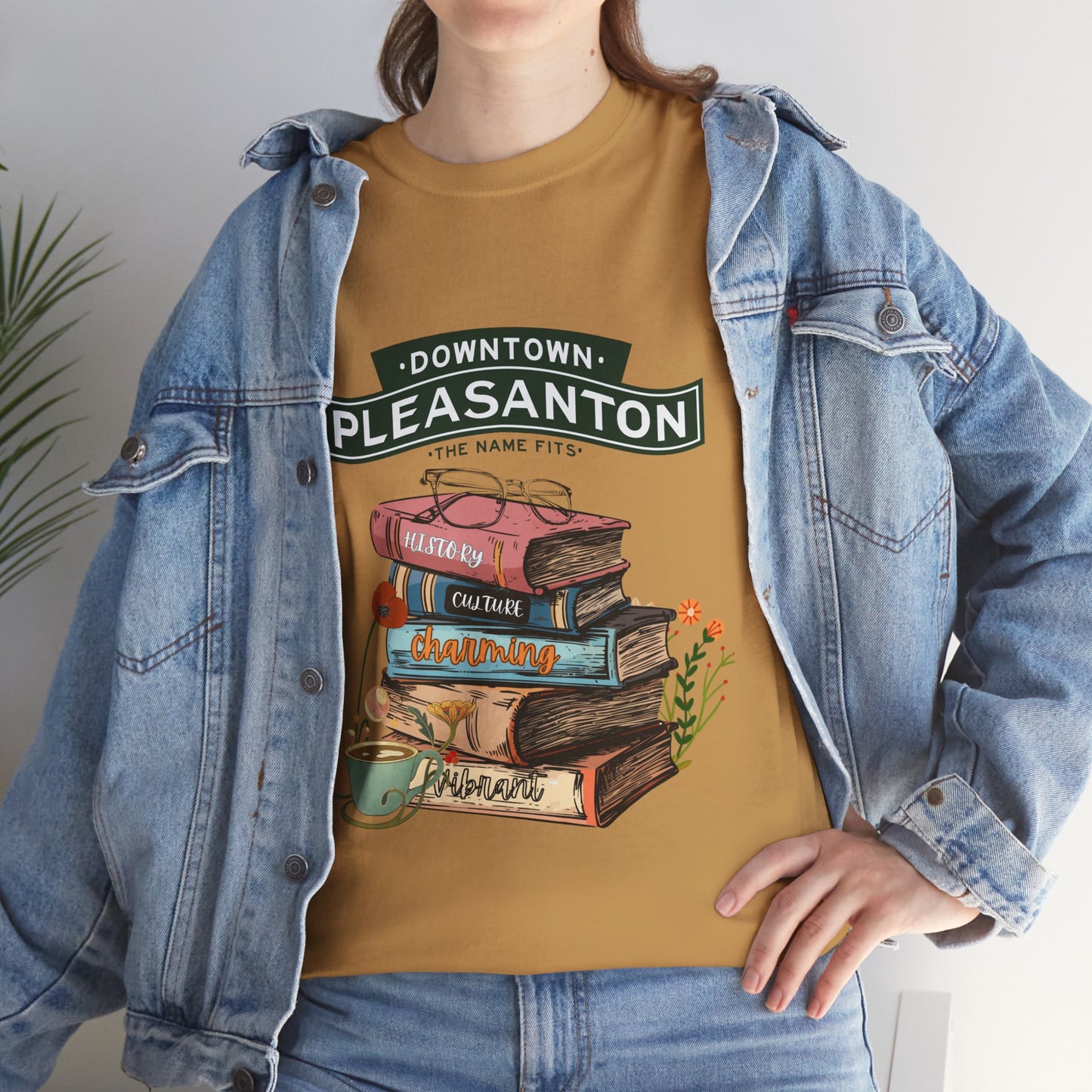 Downtown Pleasanton Bookstack Adult Tee