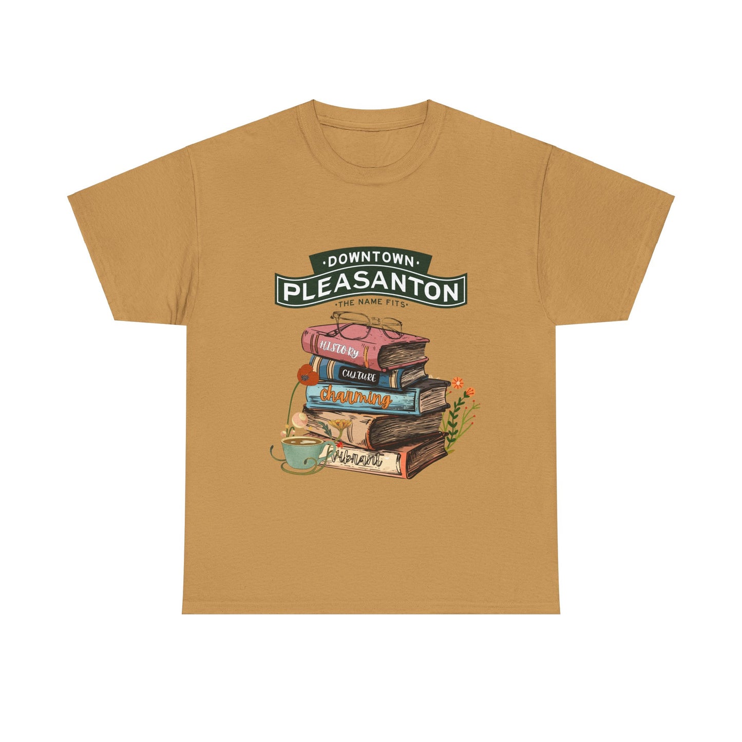 Downtown Pleasanton Bookstack Adult Tee