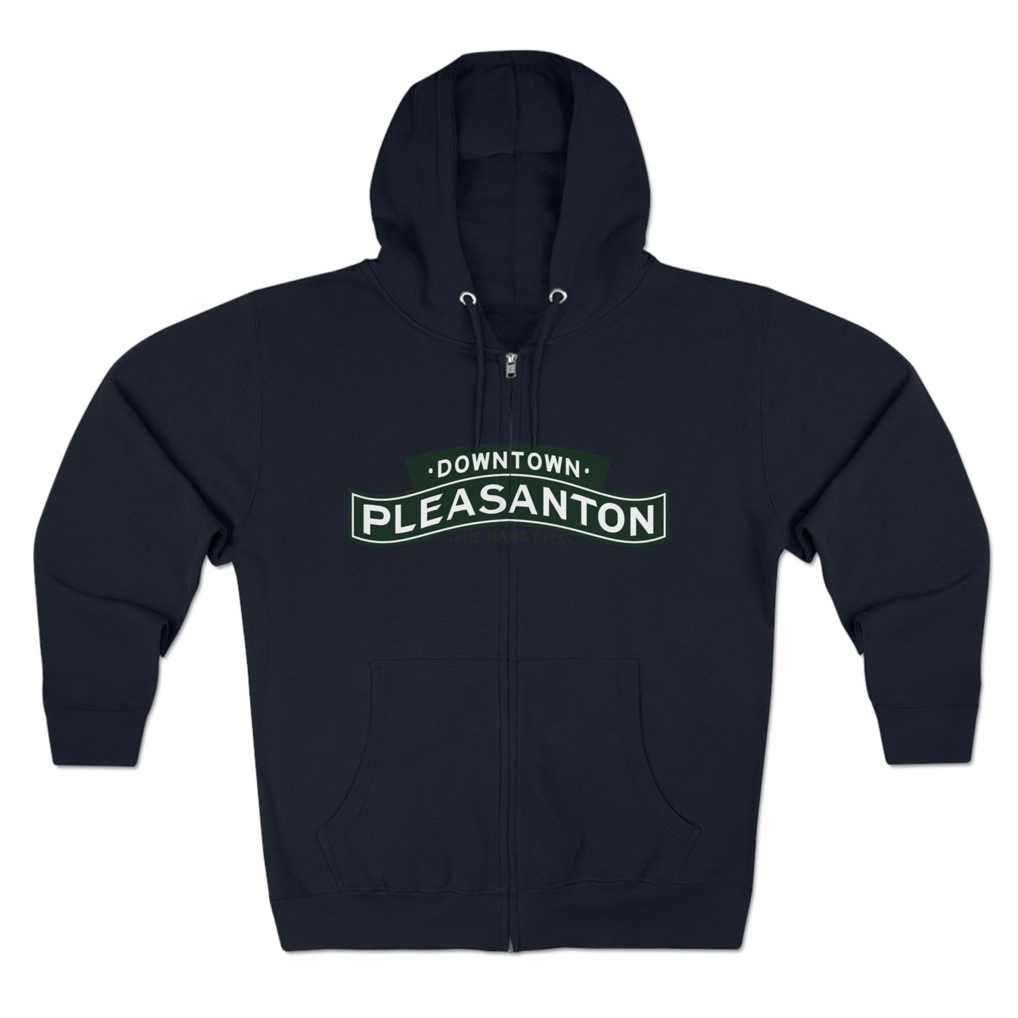 Downtown Pleasanton Unisex Zip Hoodie