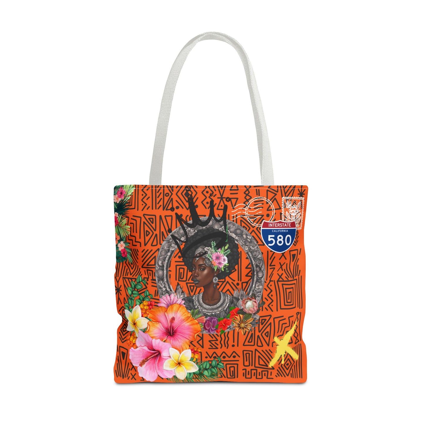 Keep Ya' Head Up Tote Bag - Orange