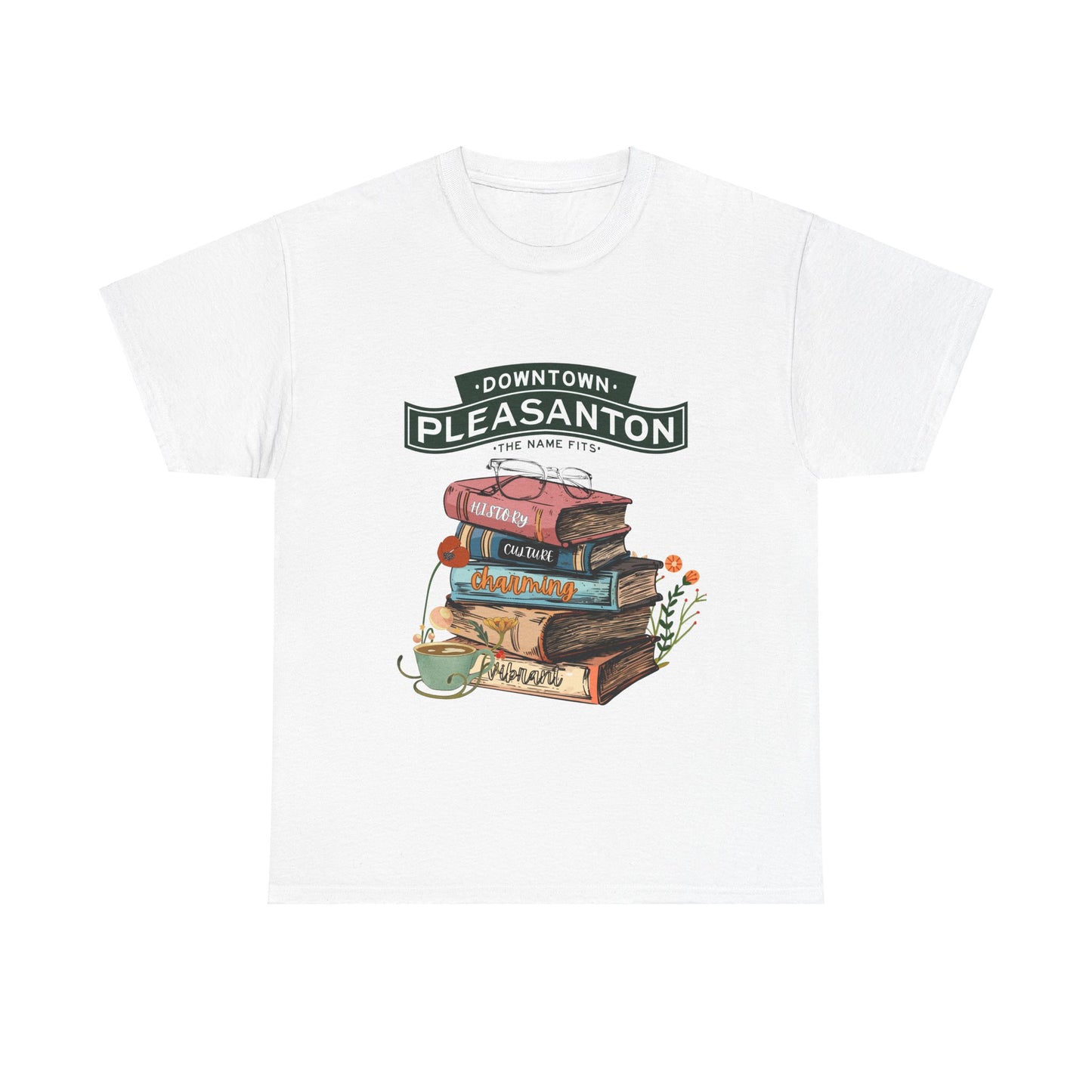 Downtown Pleasanton Bookstack Adult Tee