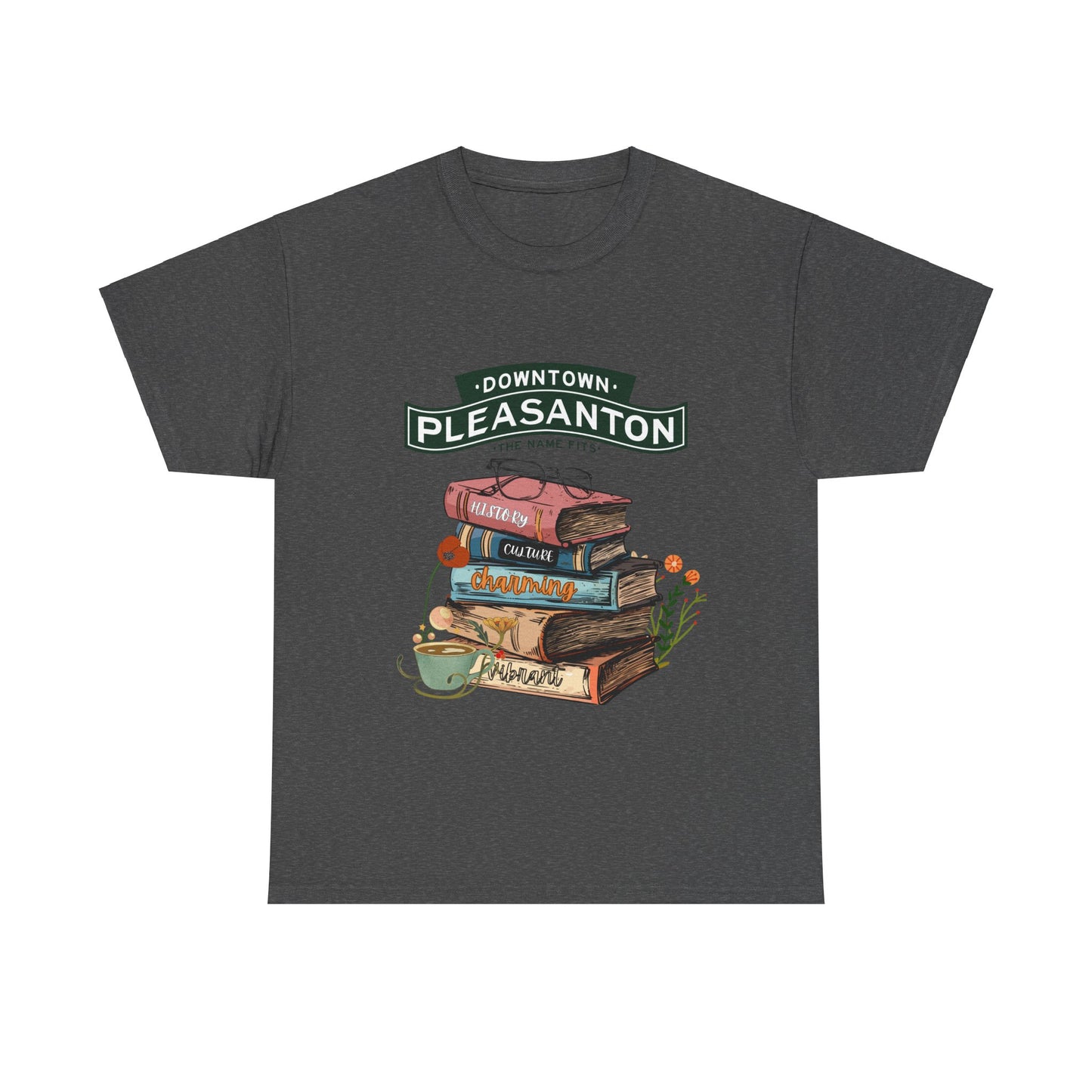 Downtown Pleasanton Bookstack Adult Tee