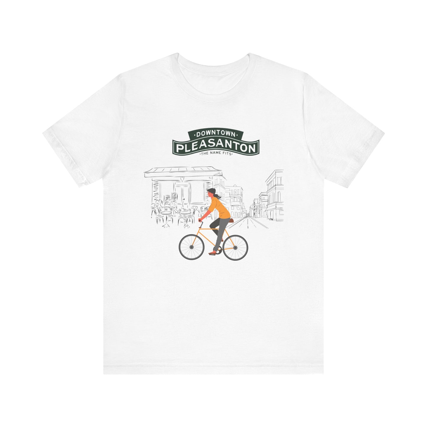 Biking It CityscapeTee - Express Delivery available