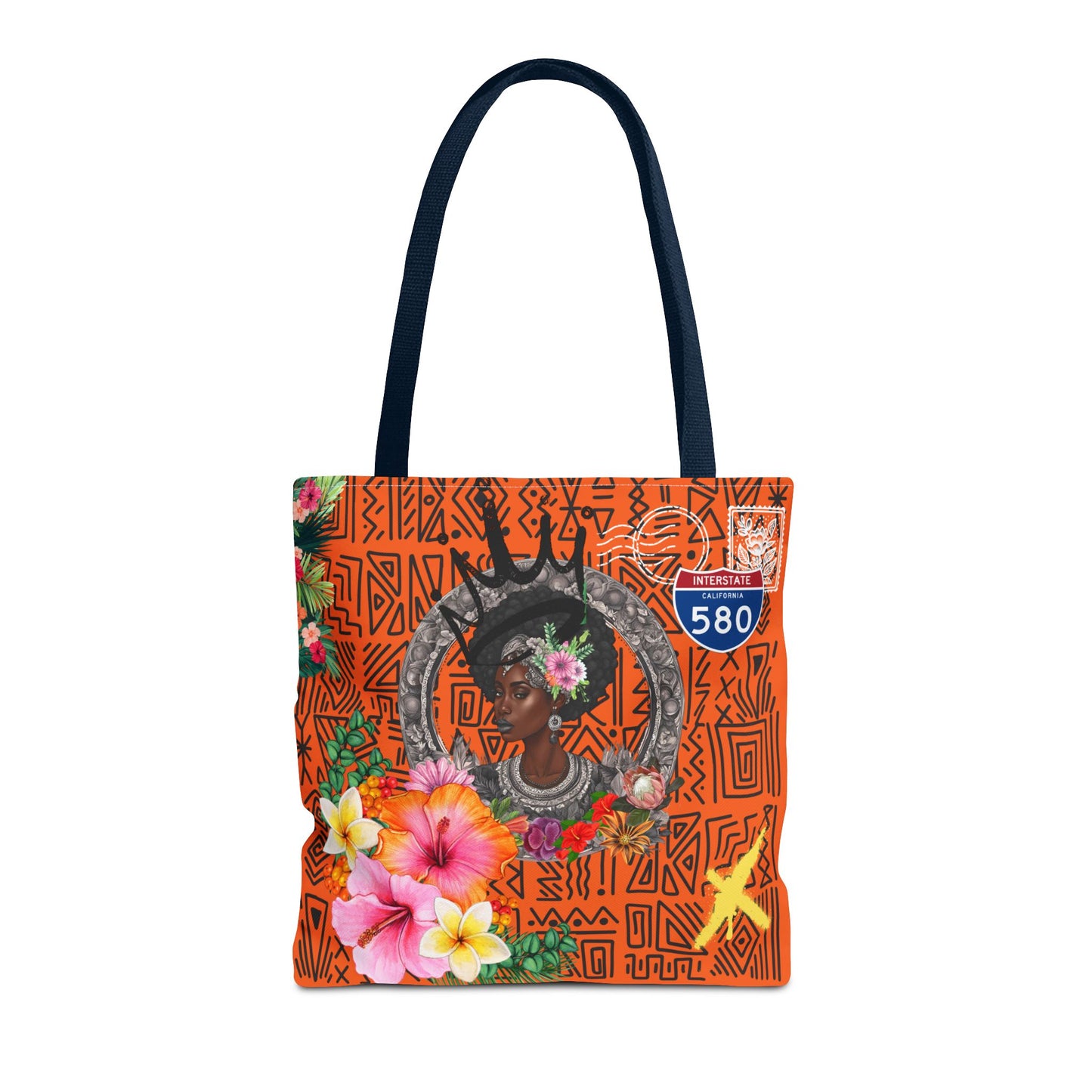 Keep Ya' Head Up Tote Bag - Orange