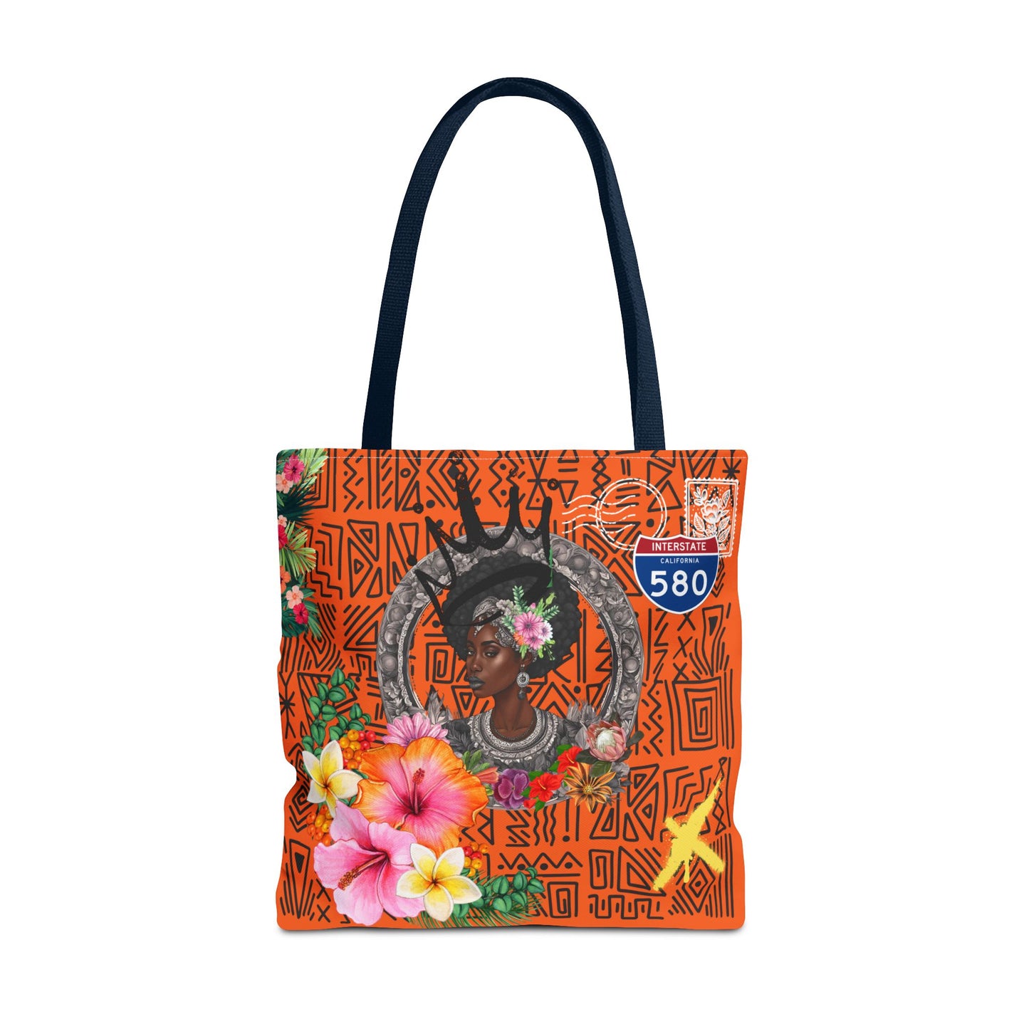 Keep Ya' Head Up Tote Bag - Orange