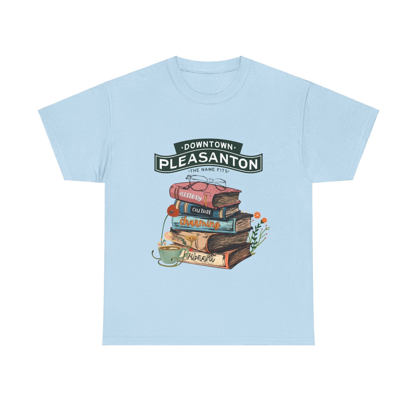 Downtown Pleasanton Bookstack Adult Tee