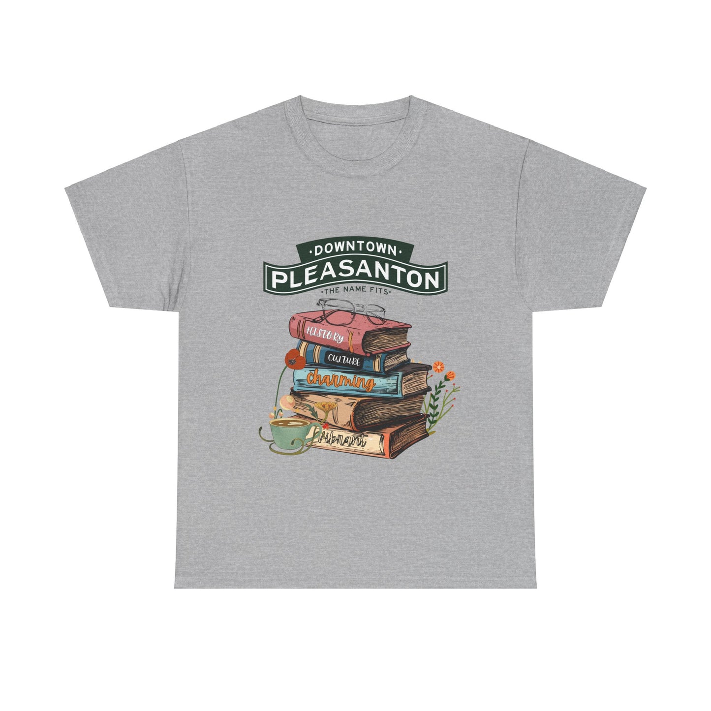 Downtown Pleasanton Bookstack Adult Tee