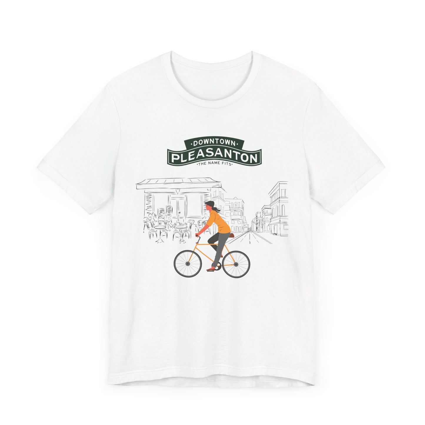 Biking It CityscapeTee - Express Delivery available