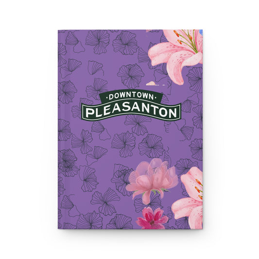 Downtown Pleasanton Floral Paradise Journal - Purple