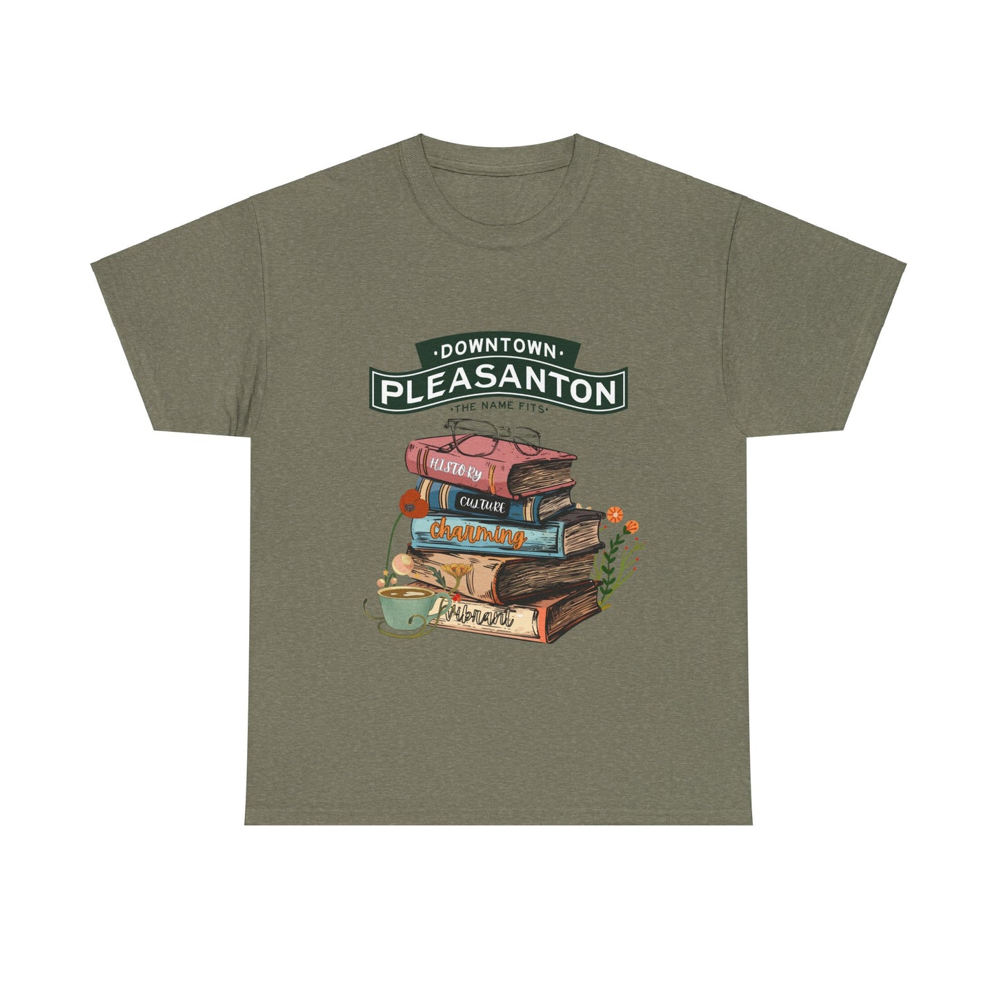 Downtown Pleasanton Bookstack Adult Tee