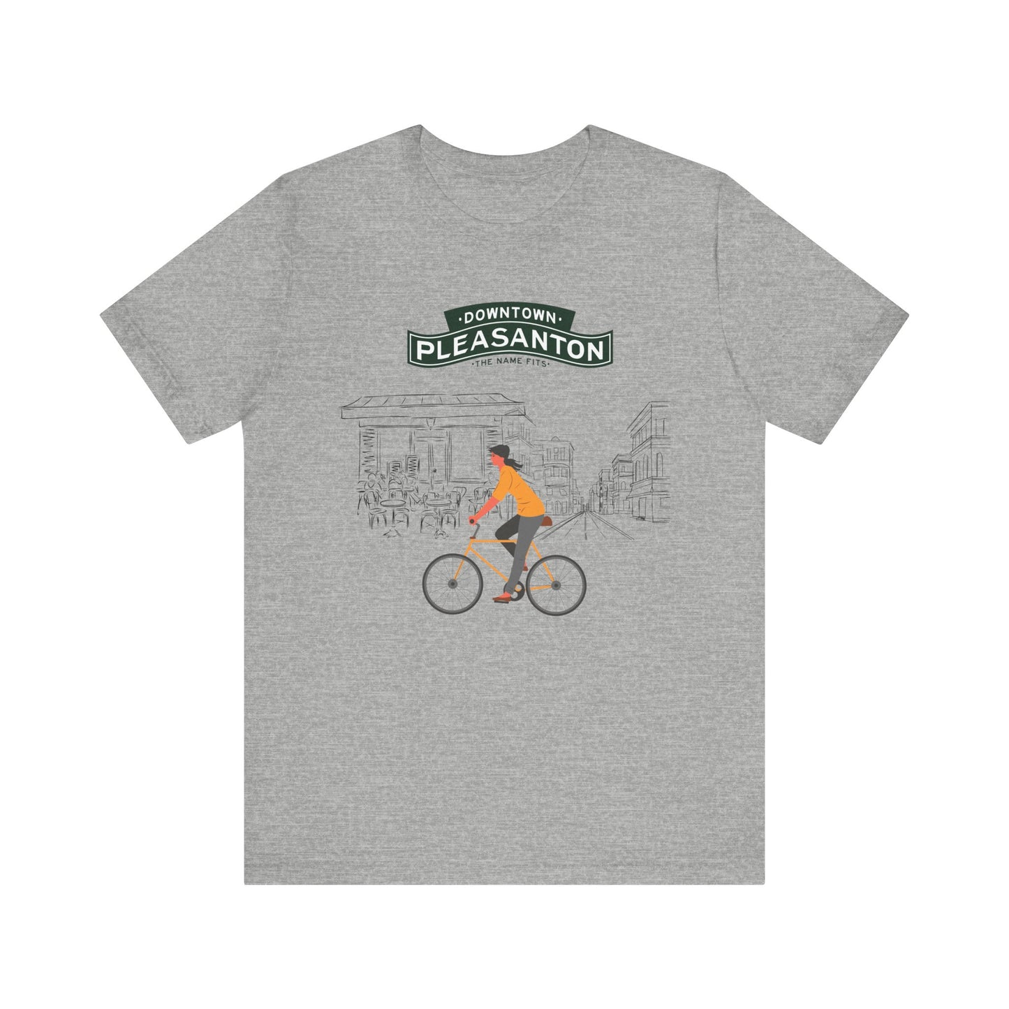 Biking It CityscapeTee - Express Delivery available