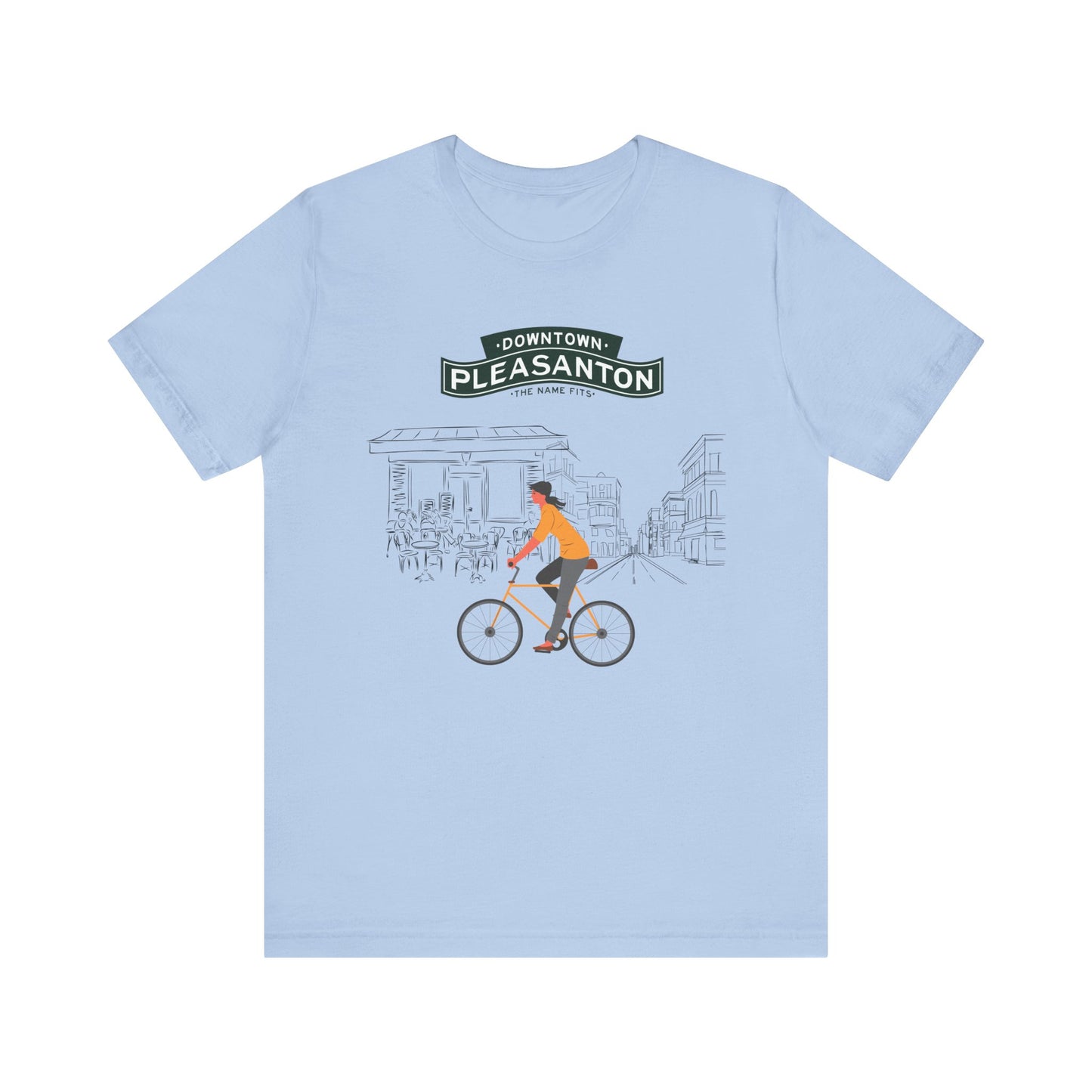 Biking It CityscapeTee - Express Delivery available