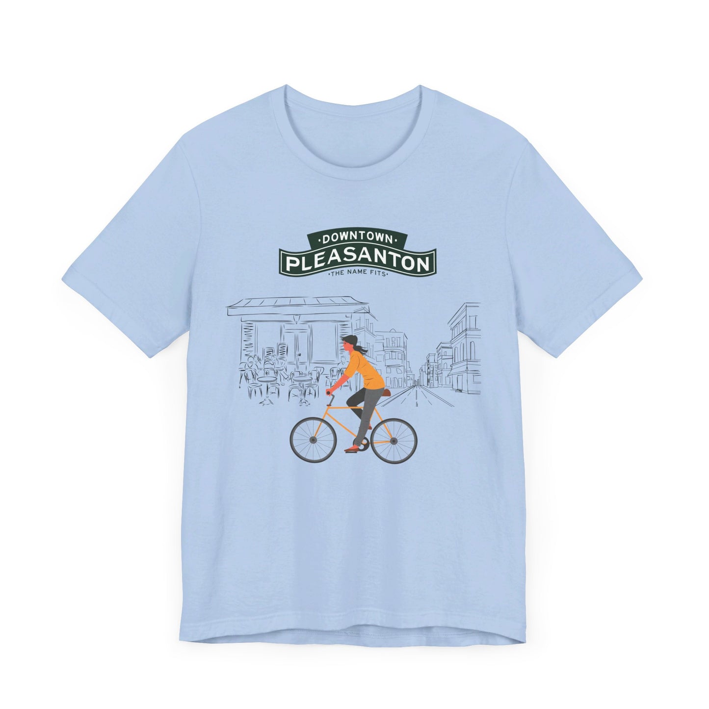 Biking It CityscapeTee - Express Delivery available