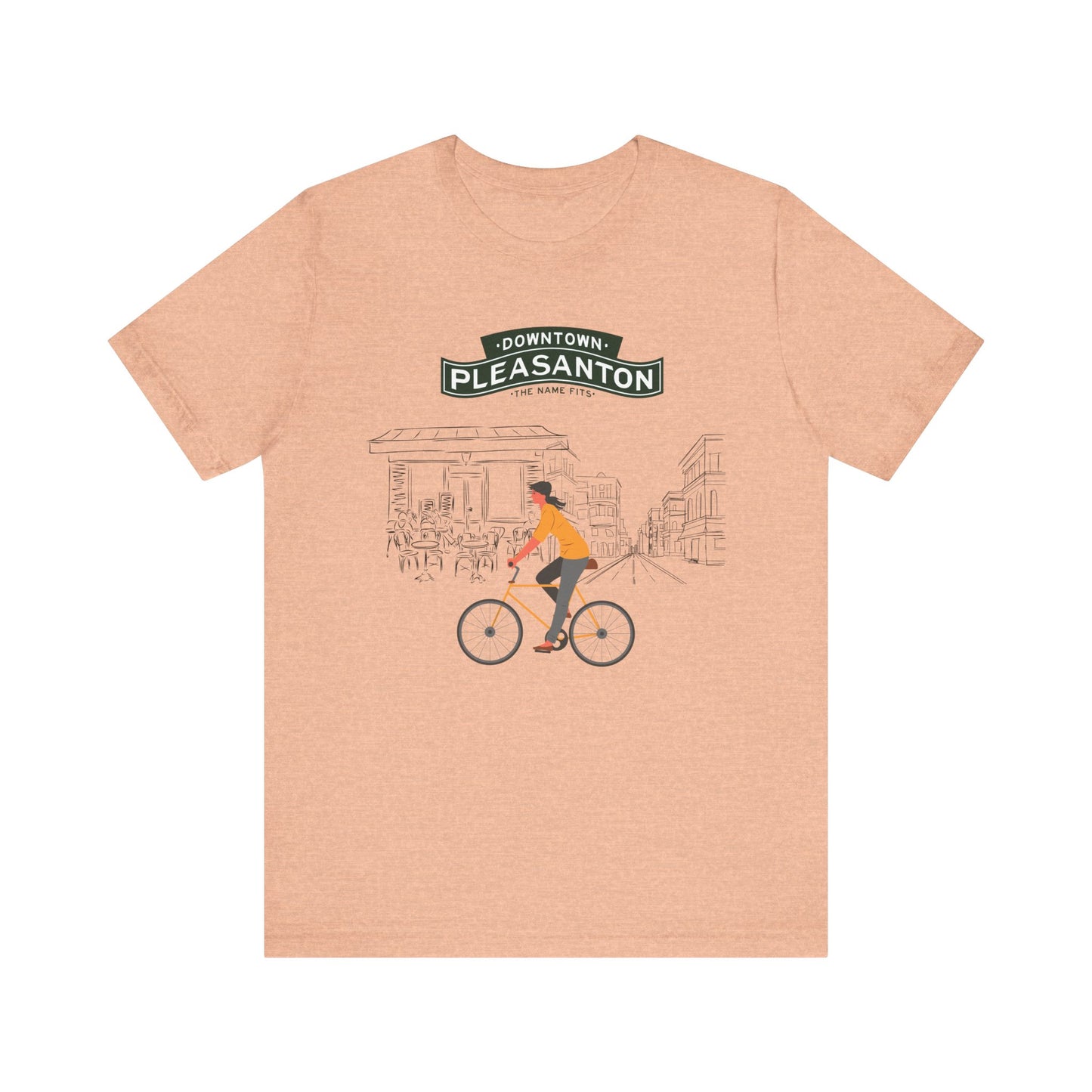 Biking It CityscapeTee - Express Delivery available