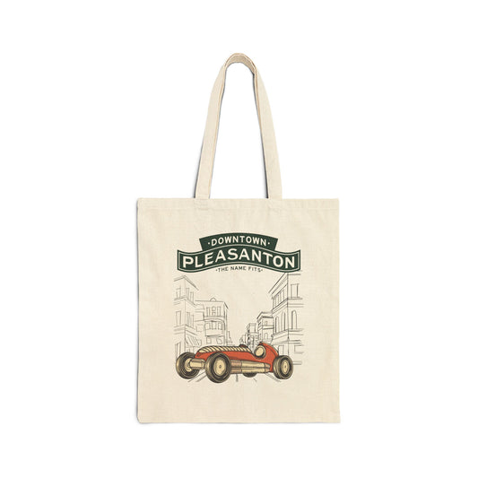 Downtown Pleasanton Hot Rod Canvas Tote Bag