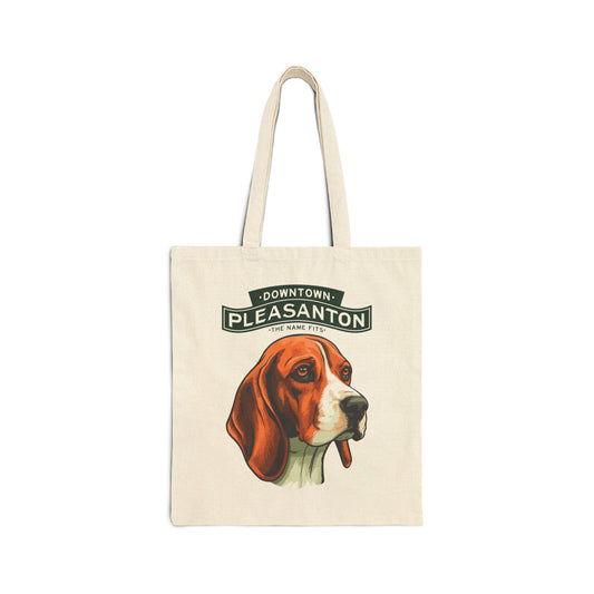 Downtown Pleasanton Hound Canvas Tote Bag