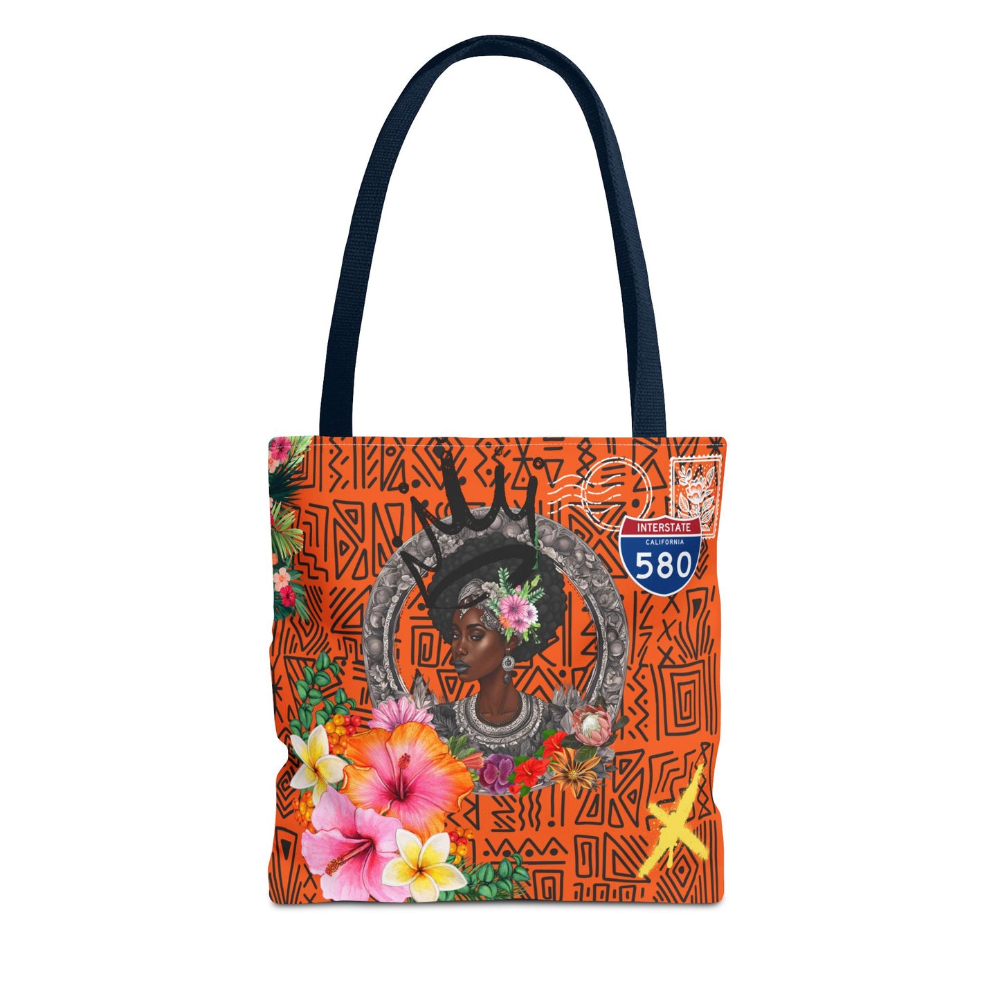 Keep Ya' Head Up Tote Bag - Orange