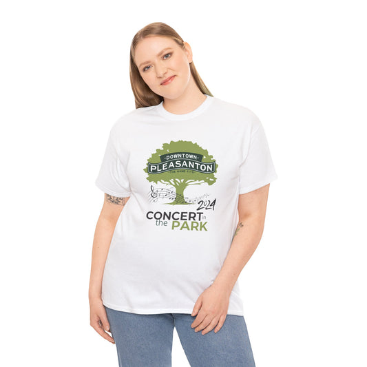 Downtown Pleasanton Concert in the Park 2024 Tee - White